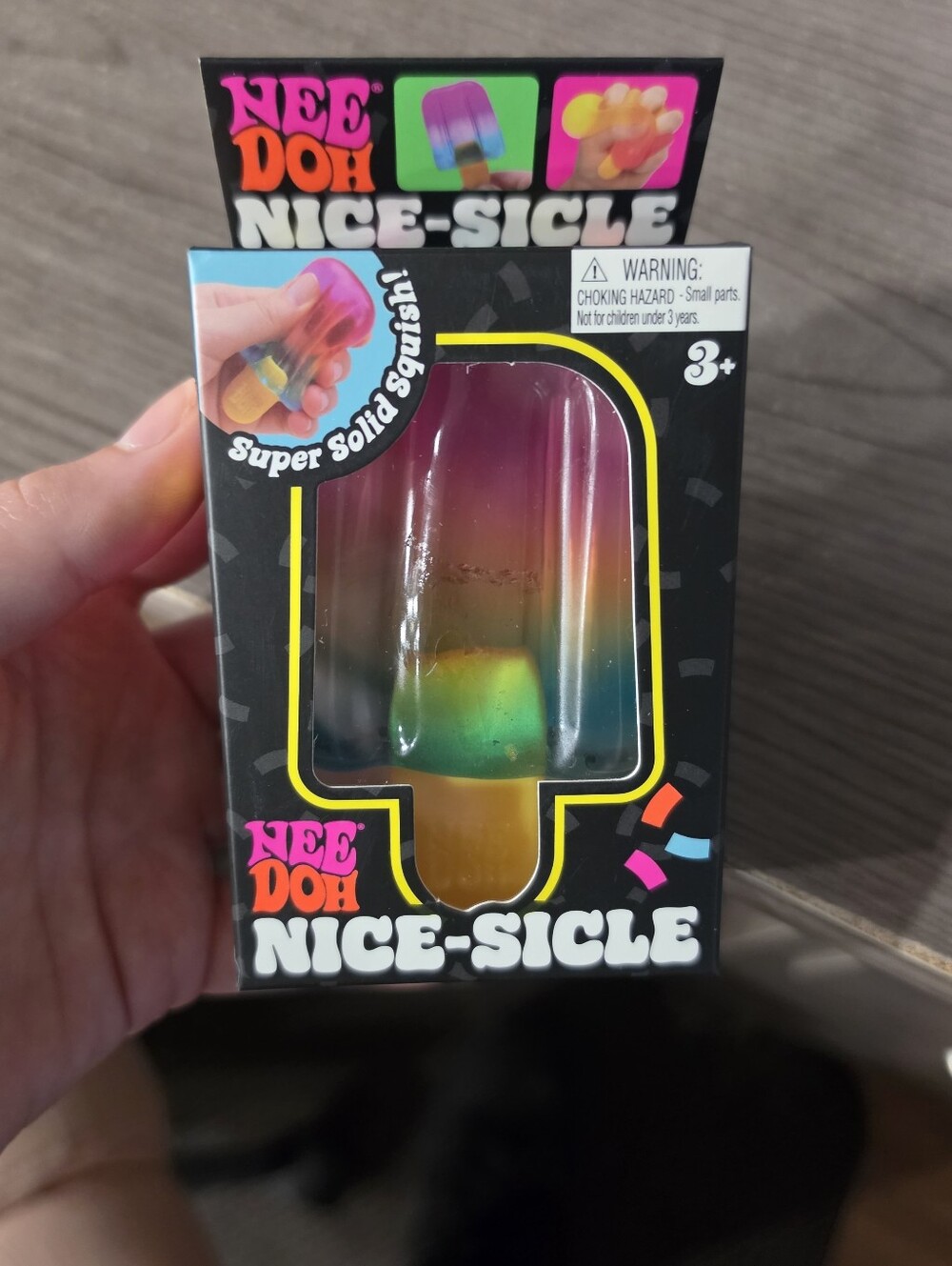 NeeDoh Nice-Sicle Multi-Color Squishy Sensory Toy